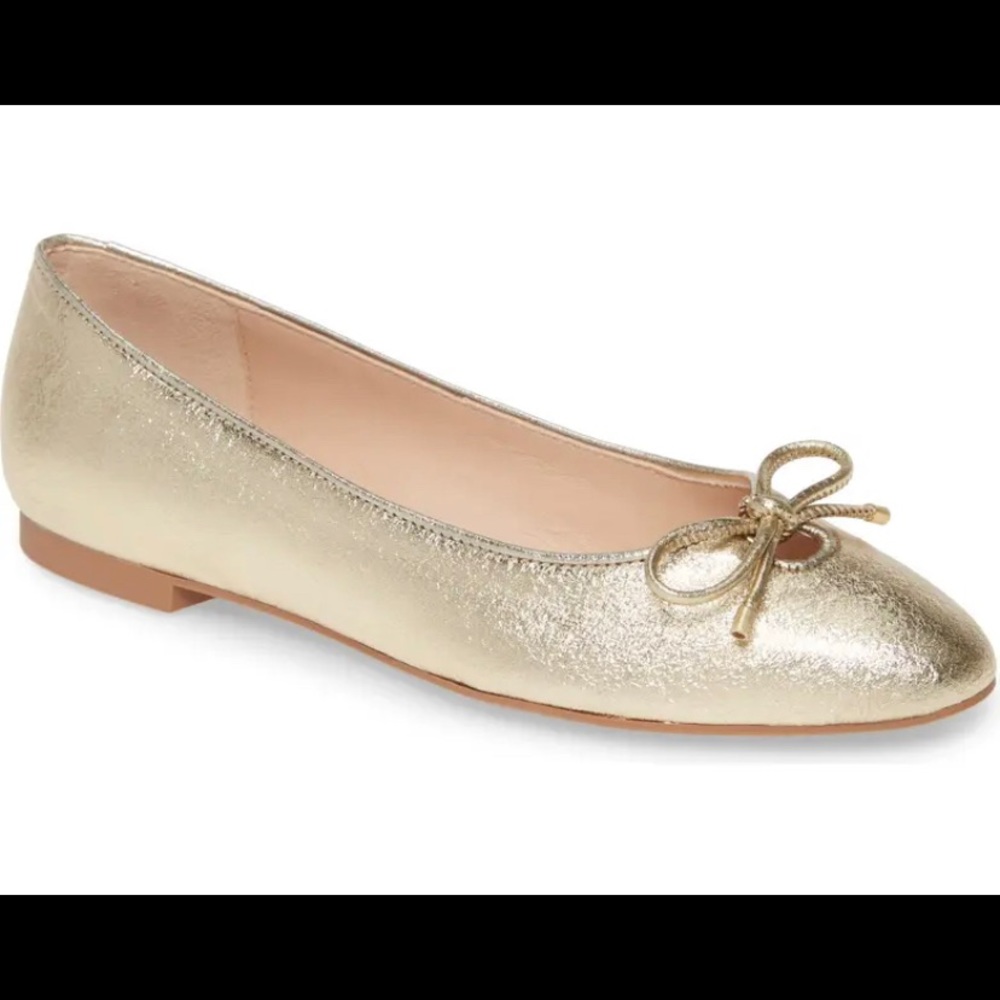 Stuart Weitzman Gaby Bow Flat 6.5